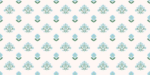 Seamless watercolour and unique floral pattern background for covers, notes, banner. Soft backgrounds colour. Watercolour art work. Flower stalk. Colourful flower. Summer Spring.