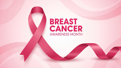 vector illustration is dedicated to Breast Cancer Awareness Month.