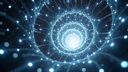 Luminous Vortex Fantasy Scene