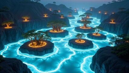Ecological picture of Blue Flame Lake