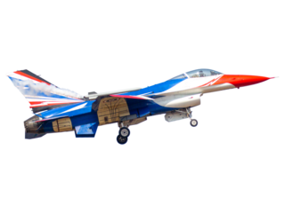 Fighter jet fighter isolated on a white background