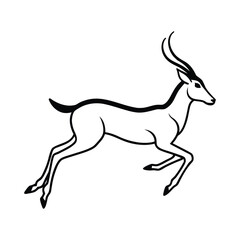 deer silhouette vector