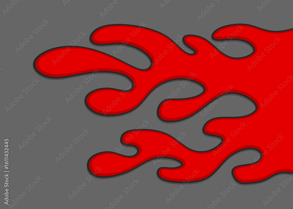 Poster abstract background with melting liquid pattern and with some copy space area