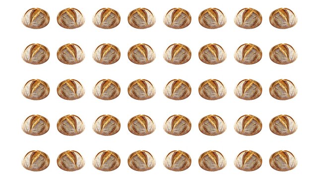 sandwich loaf of bread chocho isolated on white background 