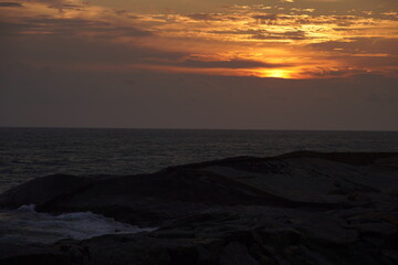 Sunset at Kanyakumari