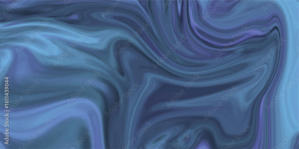 Poster abstract flowing blue and purple liquid marble design creating a smooth and dynamic background ideal