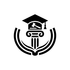 black graduation cap