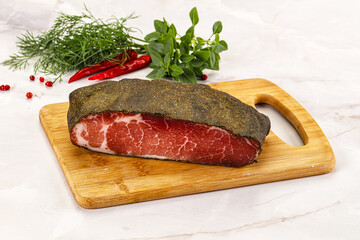 Delicous tasty dry pork jerky