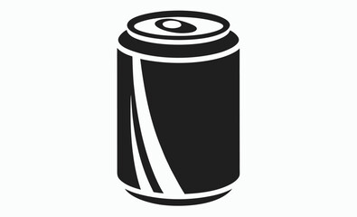 Drink can icon, beverage top view, soda tab vector, Drink can icon, Vector icon isolated on white background