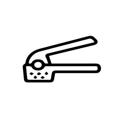 icon garlic press