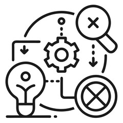 Obraz premium gear icon vector illustration