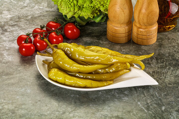 Canned marinated jalapeno pepper