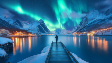 Disasters and aurora storm, global warming caused by humans in the future.