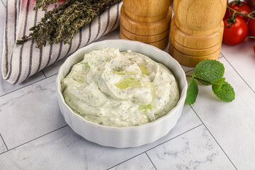 Greek feta dip with oil