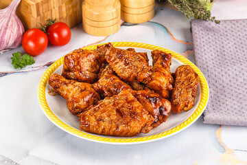 Buffalo chicken wings barbecue sauce