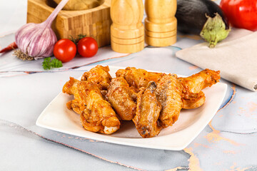 Grilled spicy chili chicken wings