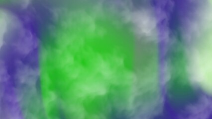 Ombre Abstracts Smoke Abstract gradient background with blurred green and purple hues creating a soft, dreamy atmosphere