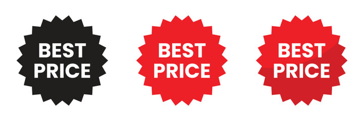 Best price discount special offer tag label vector, best price promotion tag icon vector
