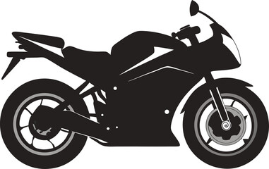 Obraz premium silhouette of a motorcycle