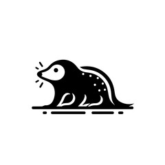 vector image of a dog