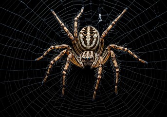 Obraz premium Night Weaver's Geometry