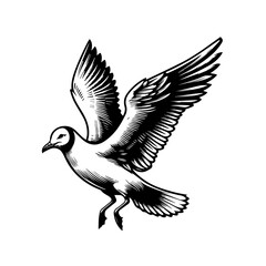 Obraz premium vector illustration of an eagle