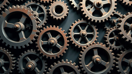 Industrial Symphony of Gears