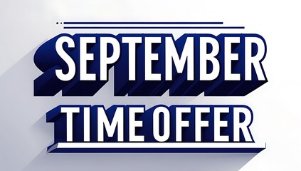 September Time Offer Display