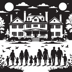 Versatile cmyk and grayscale vector design with bold color options and classic typography