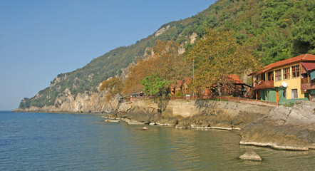 Fototapeta premium Inkumu Town, located in Bartin, Turkey, is a holiday region.