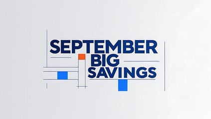 September big savings promotion graphic.