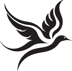 Minimalist black and white vector illustration with geometric shapes and text elements