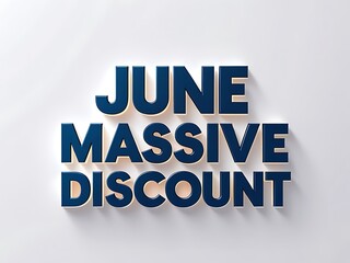 June massive discount promotion.