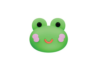 cute fog icon 3d illustration render