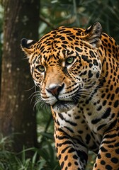 Fototapeta premium Emerald Gaze of the Jungle