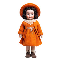 Vintage doll showcase antique store photography indoor close-up nostalgia and collectibles