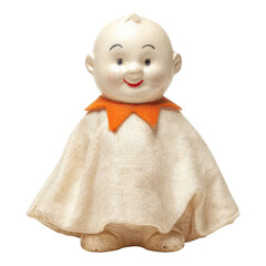 Whimsical vintage clown doll display home decor collectible toy nostalgic close-up fun and playful