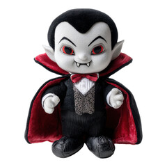 Halloween themed plush vampire doll home decor toy collection cozy room fun concept for kids