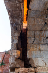 The Lefke Gate is a city gate to the east of Nicaea, built during the time of Emperor Hadrian, Iznik, Turkiye