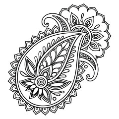 Black Medallion Design