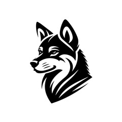 Obraz premium fox head vector illustration