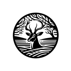 silhouette of a tree