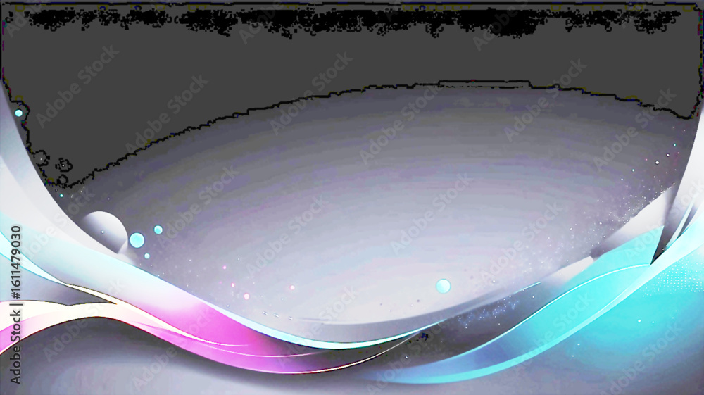 Poster abstract gradient background with black base and vibrant color transitions