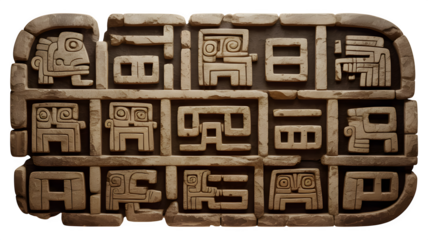 Ancient stone carvings evoking mystery, history, and timeless artistry for cultural projects and design elements