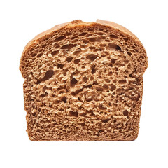 Slice of Whole Grain Bread with Visible Crumb Structure