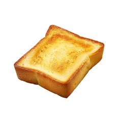 Golden Brown Toasted Bread Slice