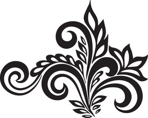 Beautiful flower art and mandala vector design