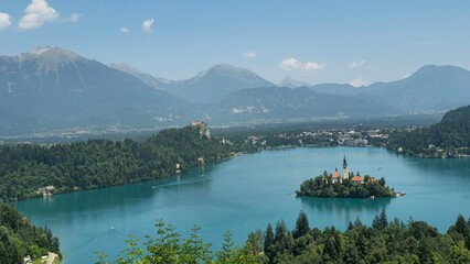 lake in the mountains