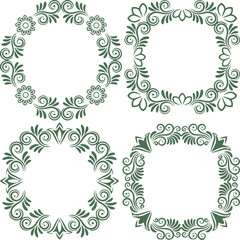 Beautiful flower art and mandala vector design