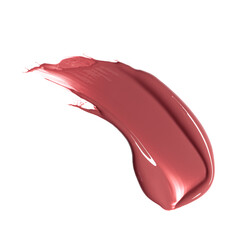 pale pink glossy lipstick smear, cosmetics beauty product texture, liquid blush, lipstick, lipgloss swatch